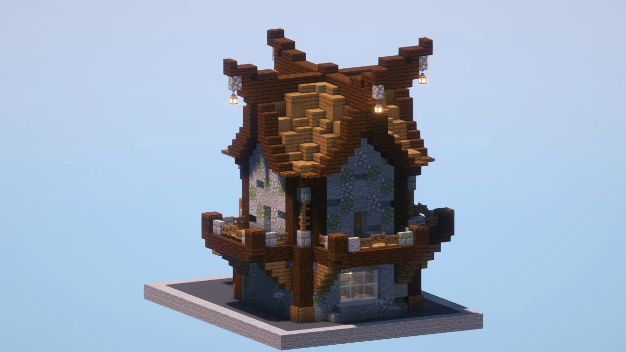 Medieval House — Minecraft Build by LeonisBuilds