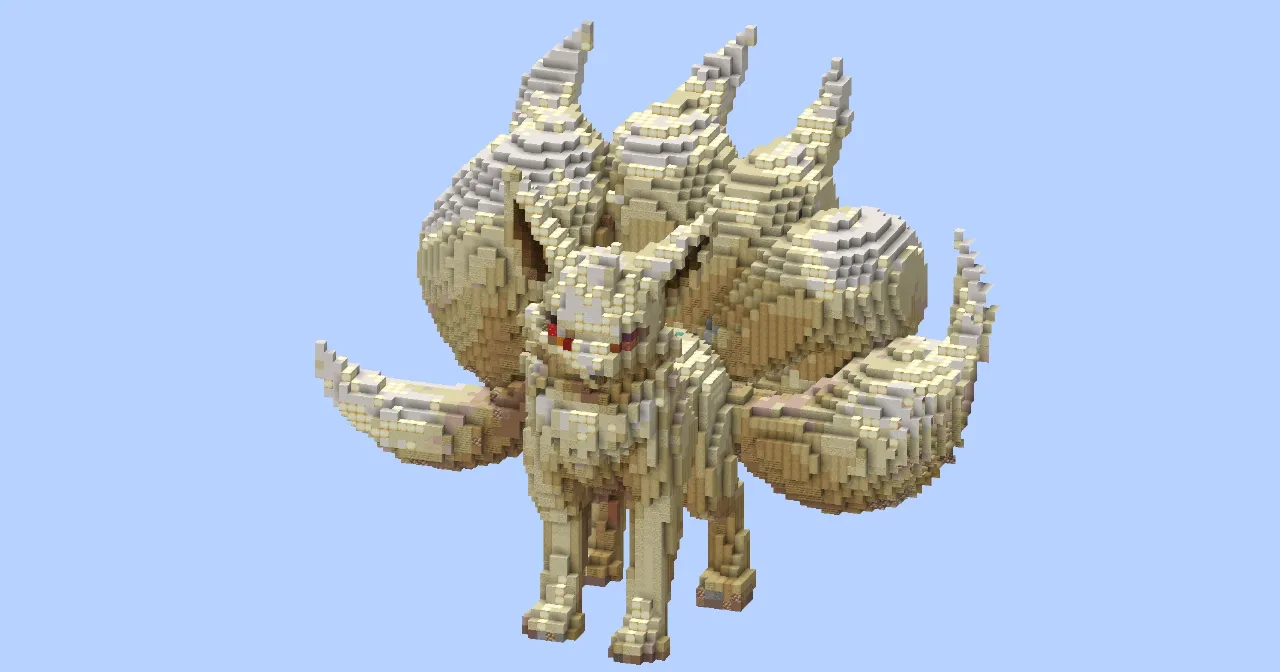 Ninetales‎ — Minecraft Build by LeonisBuilds