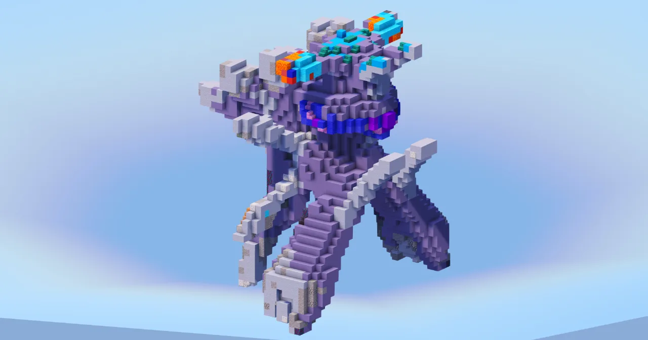 Dialga Original from Pokemon — Minecraft Build by LeonisBuilds