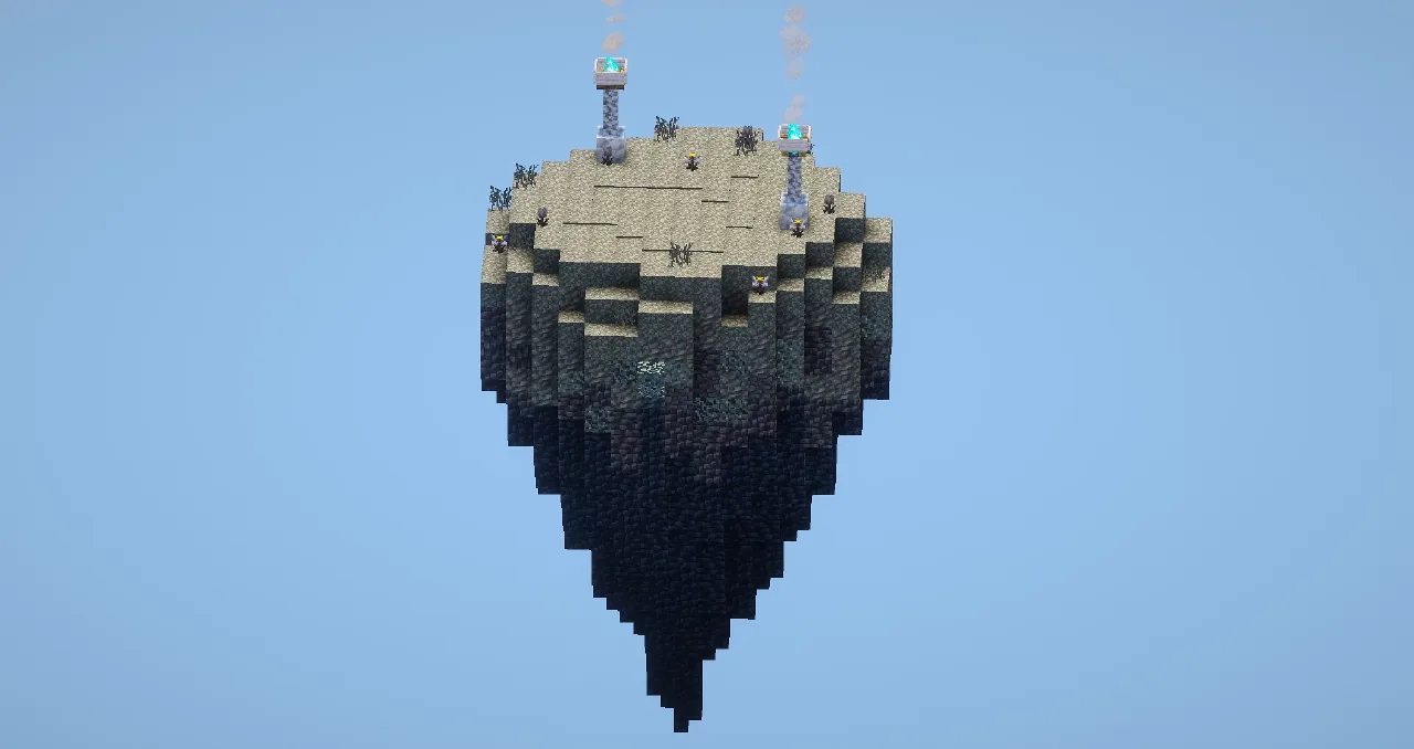 Flying Pale Garden Island — Minecraft Build by LeonisBuilds