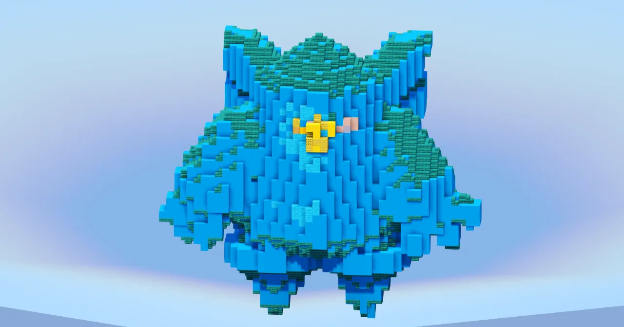 Regice from Pokemon — Minecraft Build by LeonisBuilds