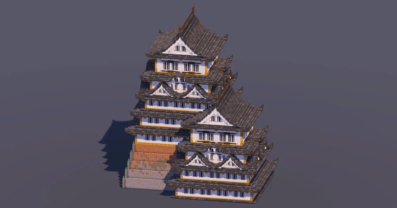 Huge Japanese Castle — Minecraft Build by MellowHat