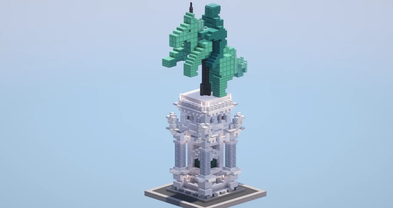 Horse Statue — Minecraft Build by LeonisBuilds