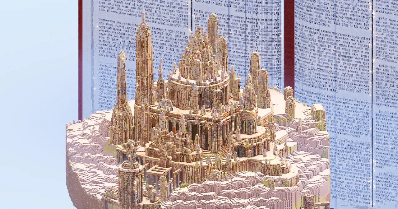 Desert Castle — Minecraft Build by TheBibleOfBuilding