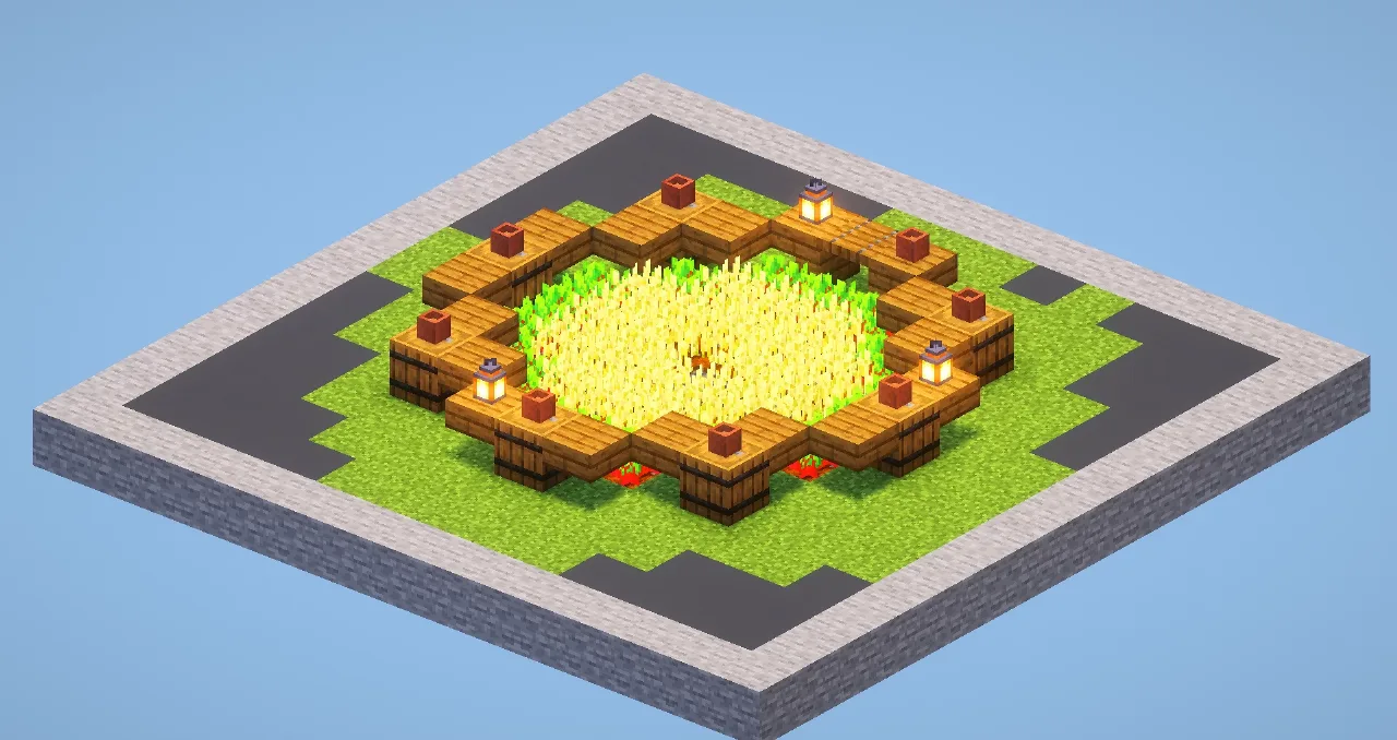 Beginner Farm — Minecraft Build by LeonisBuilds