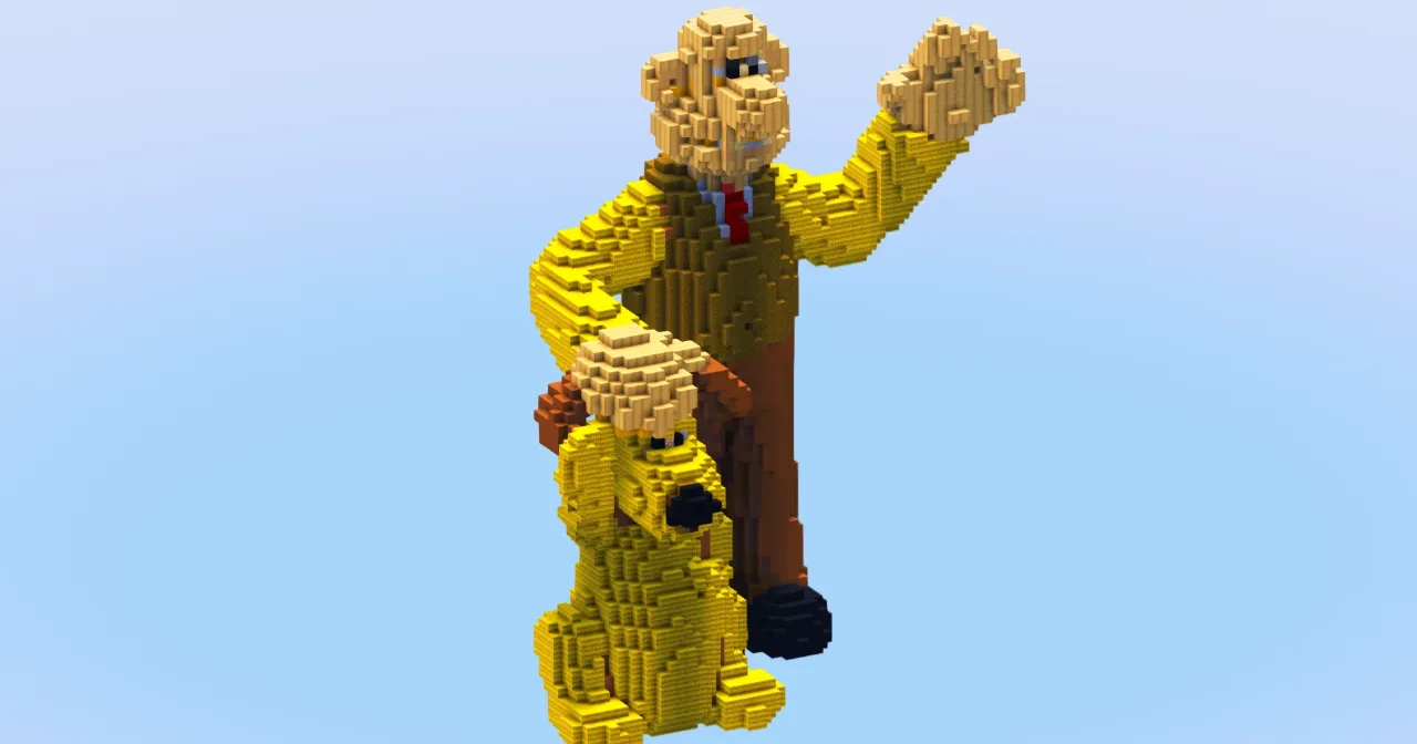 Wallace and Gromit — Minecraft Build by LeonisBuilds