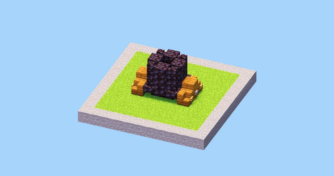 Clash of Clans Mortar Level 1 — Minecraft Build by LeonisBuilds