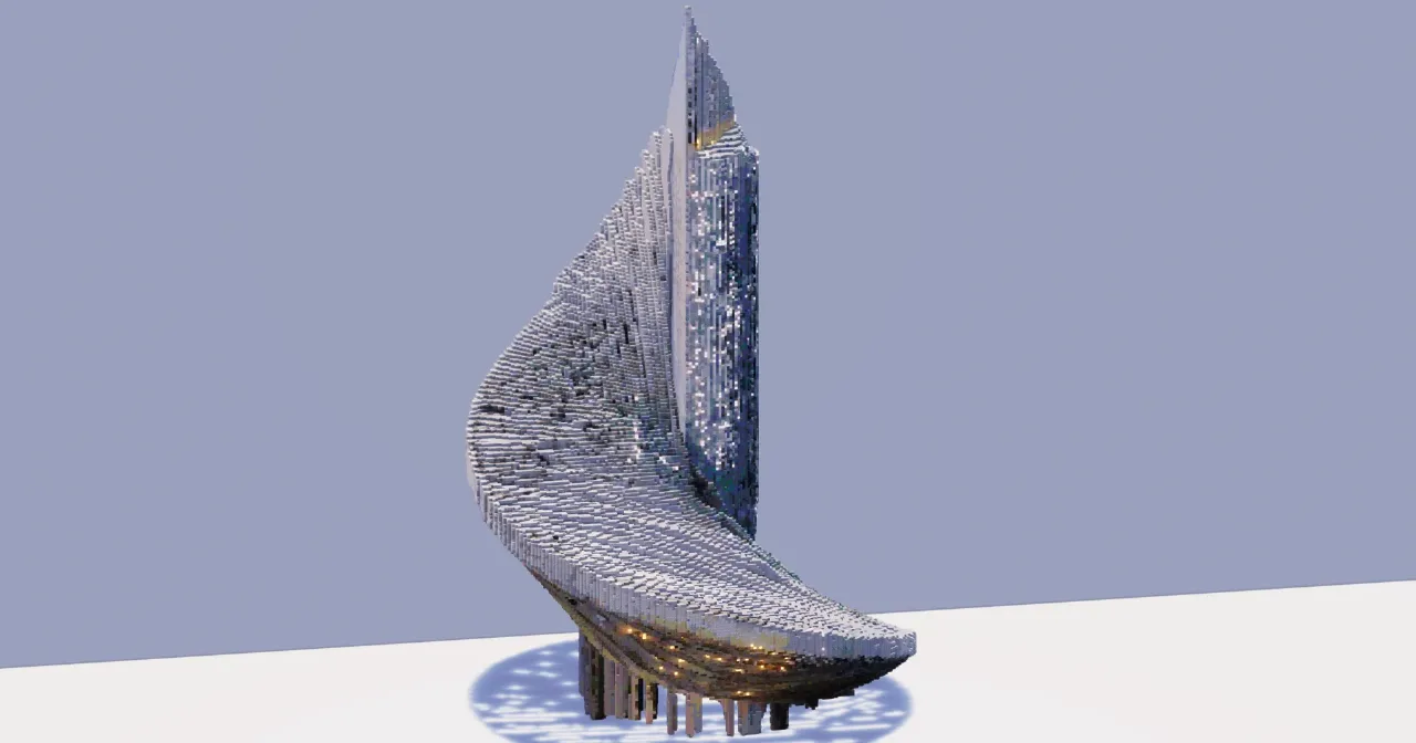Futuristic Skyscraper — Minecraft Build by ModernCraft