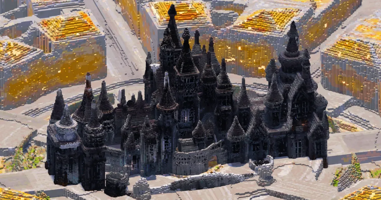 Big Gothic Castle — Minecraft Build by GothicCathedrals