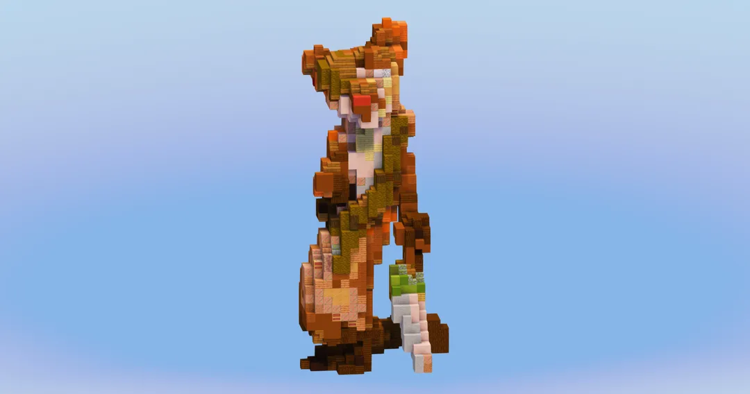 Buck from Ice Age — Minecraft Build by LeonisBuilds