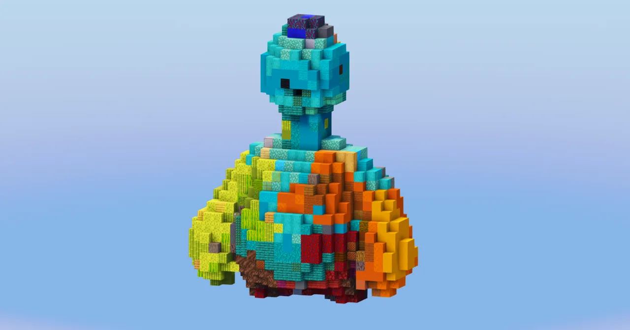 Doey the Doughman from Poppy Playtime — Minecraft Build by LeonisBuilds