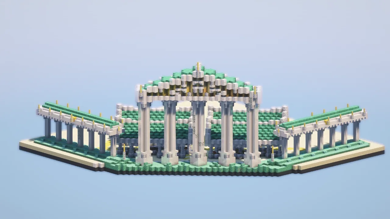 Classical greek market — Minecraft Build by LeonisBuilds