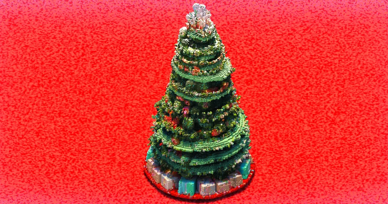 Christmas Tree Download - Soldier Tier+ — Minecraft Build by ImpossibleBuilds