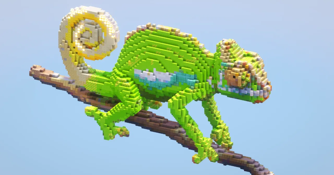 Chameleon‎ — Minecraft Build by LeonisBuilds