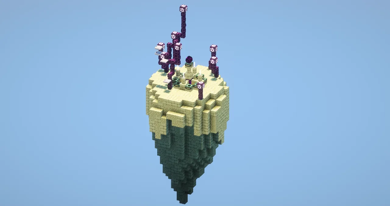Flying End Island — Minecraft Build by LeonisBuilds