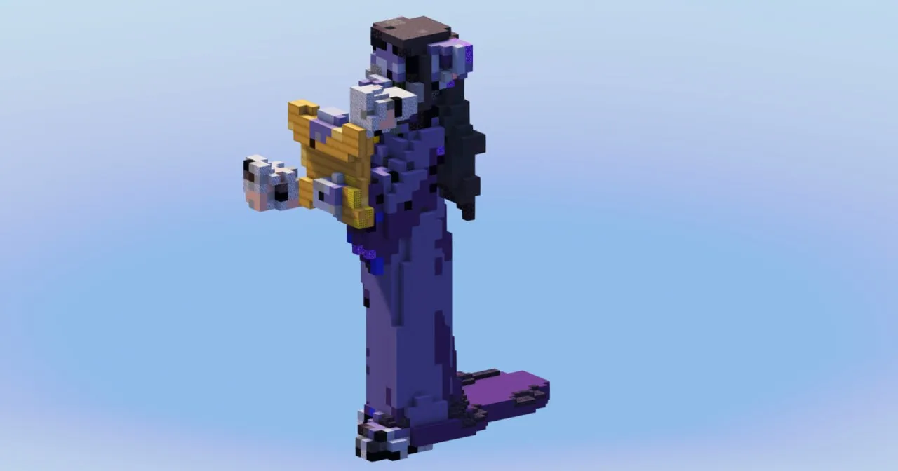 Creepella Von Cacklefur from Geronimo Stilton and Creepella Von Cacklefur — Minecraft Build by LeonisBuilds