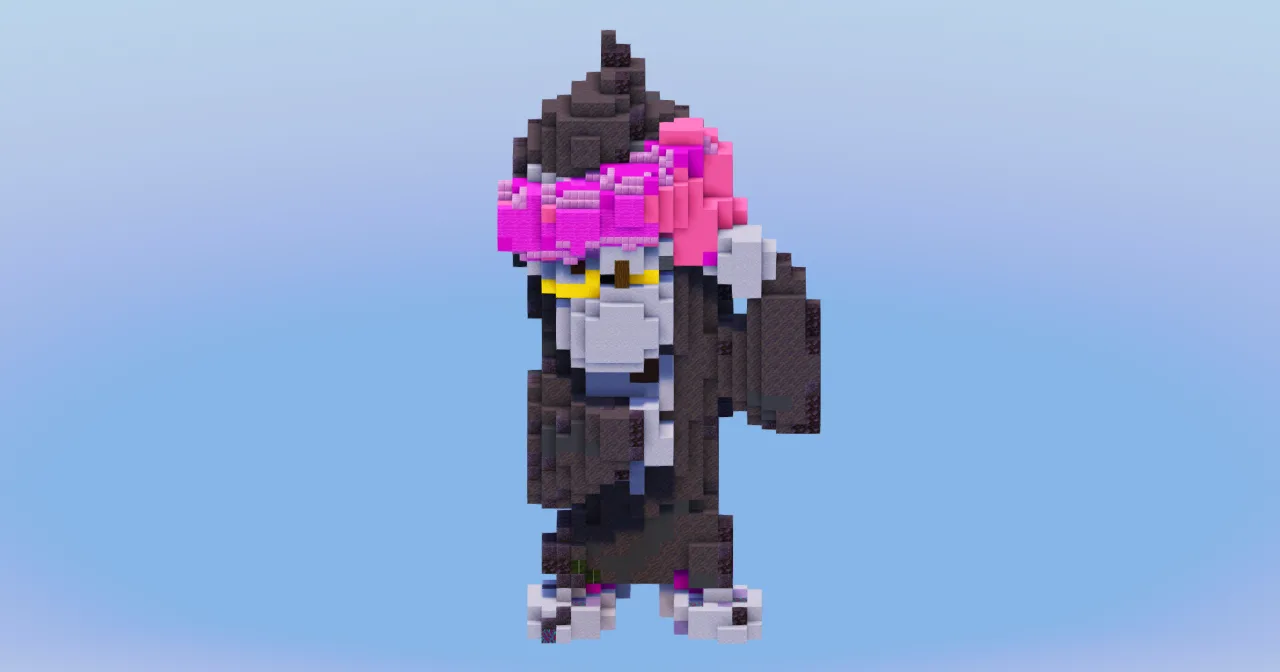 Munkidori from Pokemon — Minecraft Build by LeonisBuilds