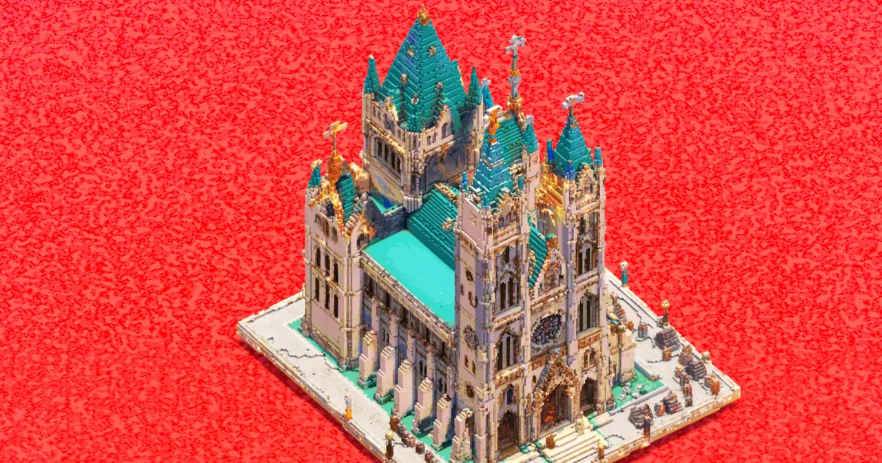 Cathedral — Minecraft Build by ImpossibleBuilds