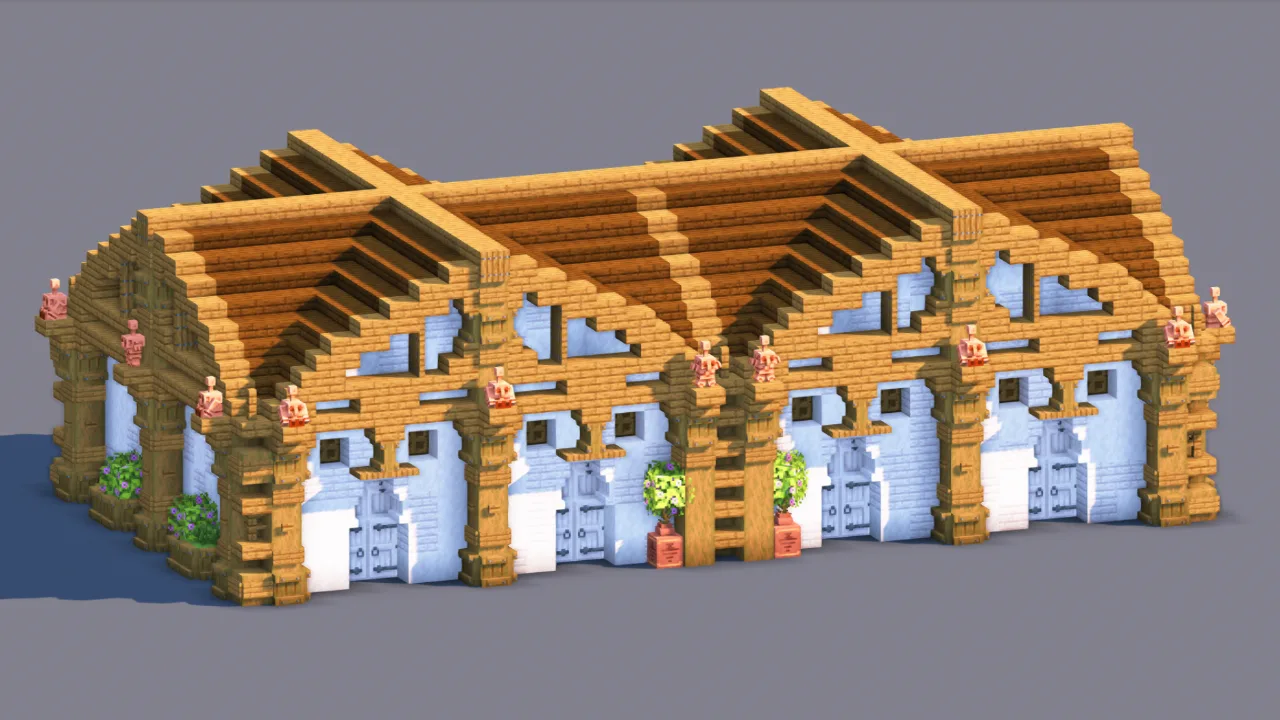 Large Ultimate Storage Warehouse | Fully Furnished Interior — Minecraft Build by RaekonBuilds