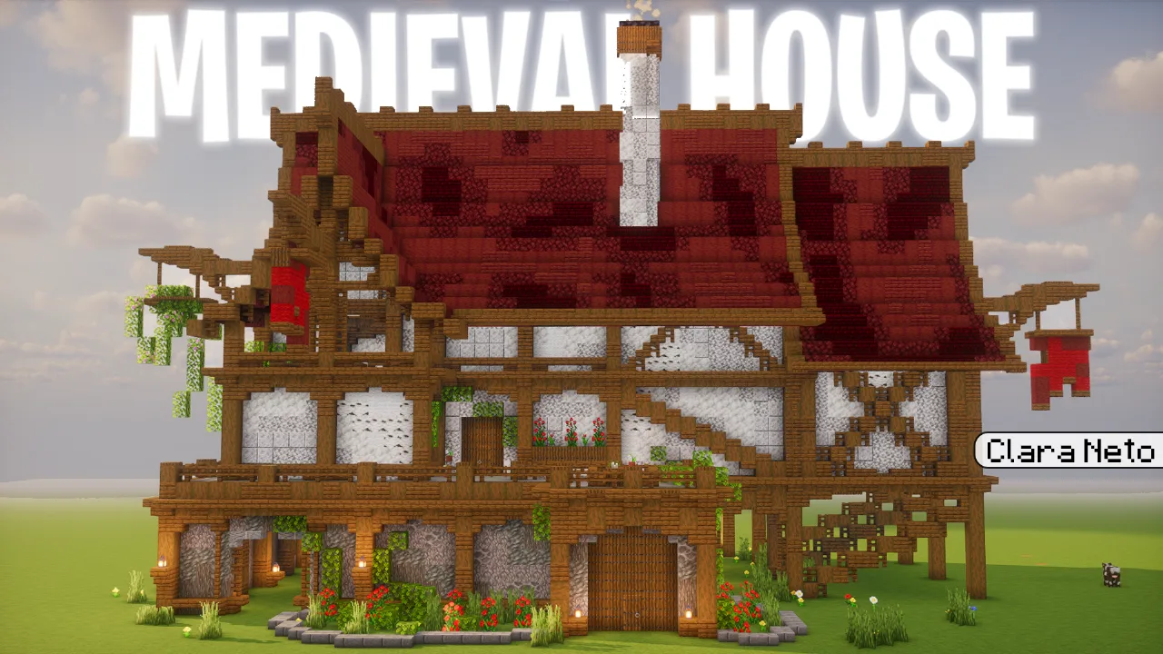 Medieval House — Minecraft Build by claraneto