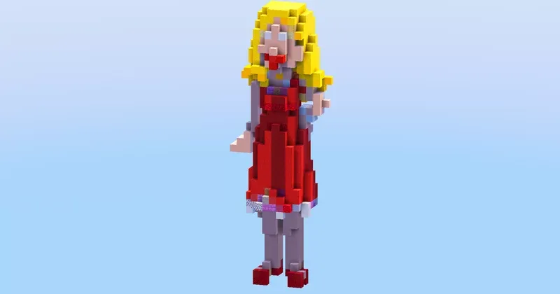Francine Smith from American Dad — Minecraft Build by LeonisBuilds