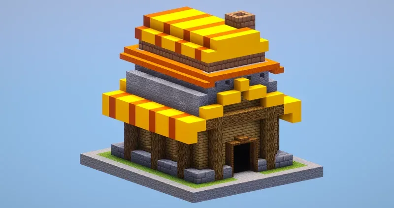 Clash of Clans Town Hall Level 4 — Minecraft Build by LeonisBuilds