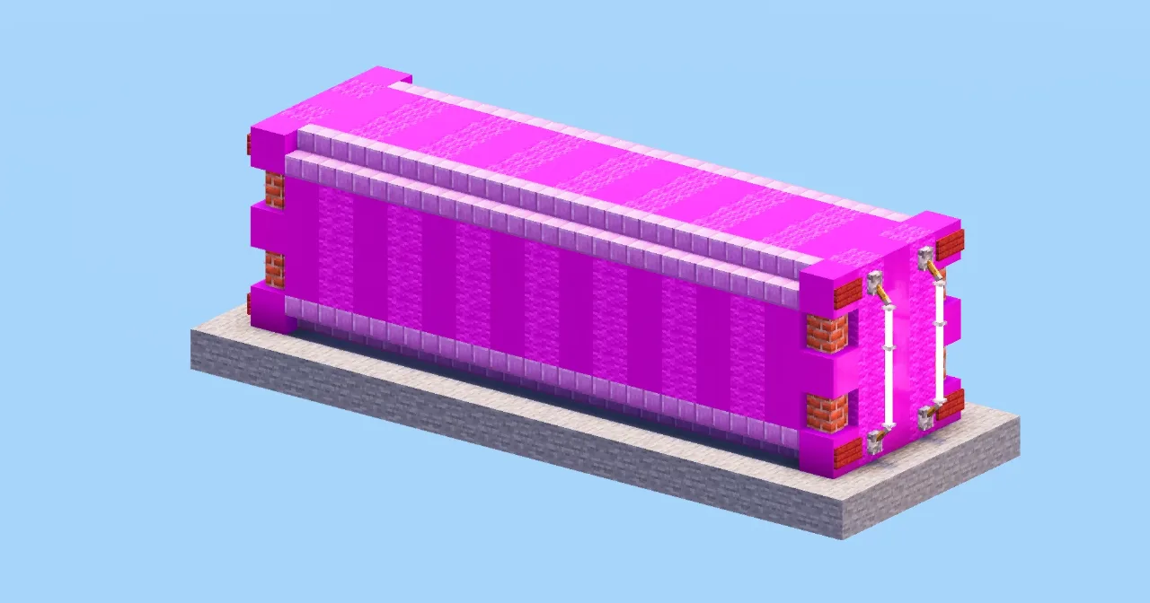 Magenta Container — Minecraft Build by LeonisBuilds