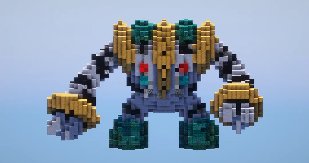 Regigigas from Pokemon — Minecraft Build by LeonisBuilds