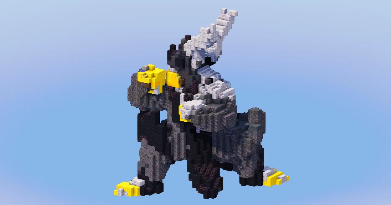 Urshifu Single Strike from Pokemon — Minecraft Build by LeonisBuilds