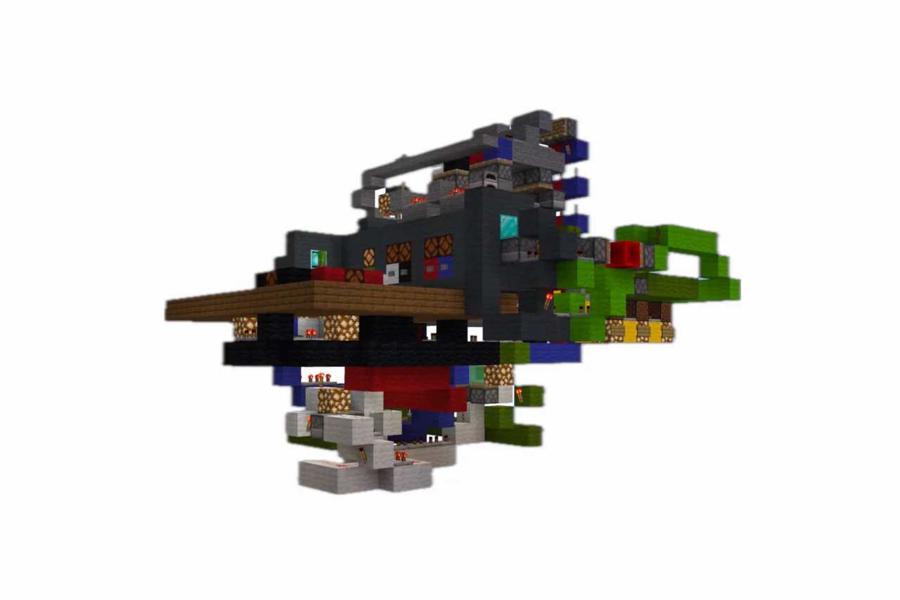PlayFlex Easy Redstone Roulette Machine — Minecraft Build by PlayFlex