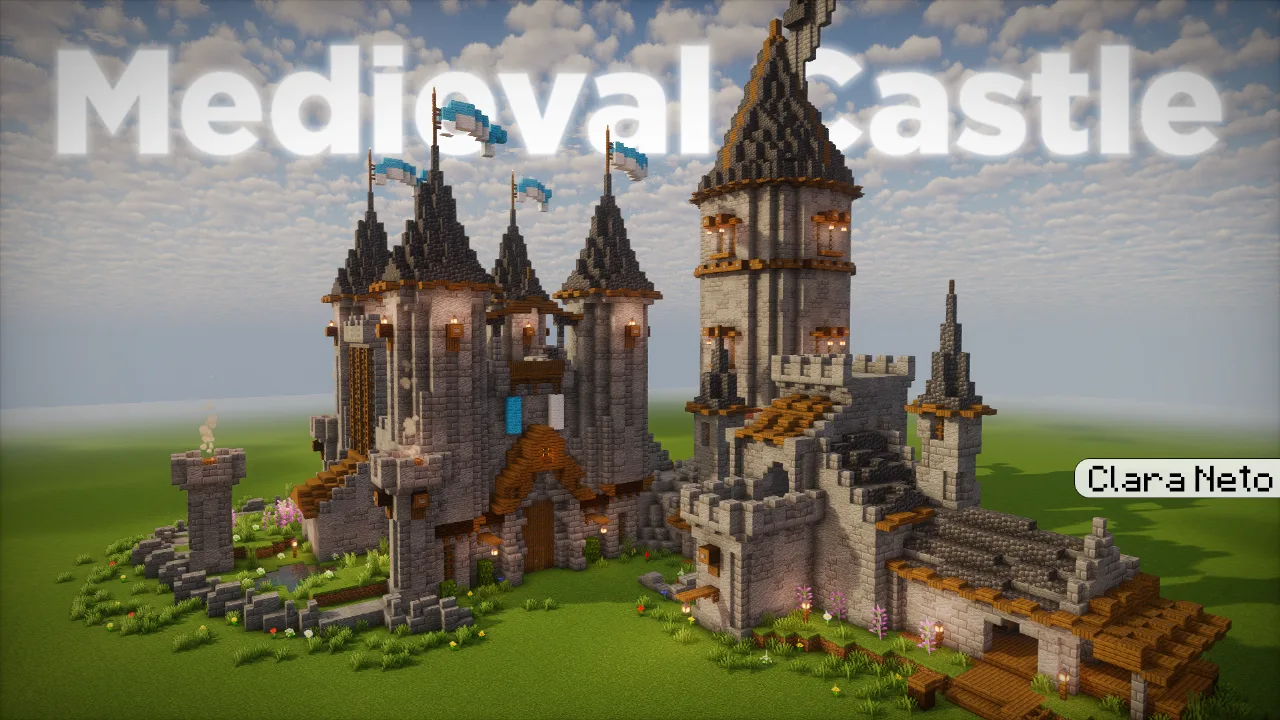 Medieval castle — Minecraft Build by claraneto