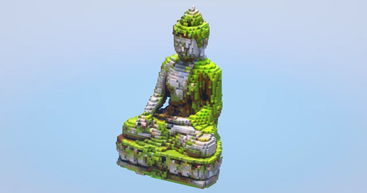 Buddha‎ — Minecraft Build by LeonisBuilds