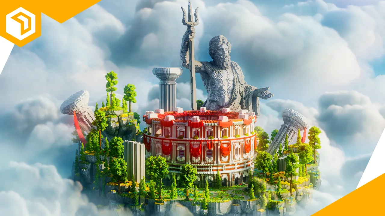 Olympian Coliseum — Minecraft Build by BlockyVerse
