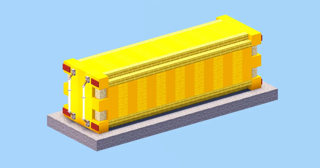 Yellow Container — Minecraft Build by LeonisBuilds