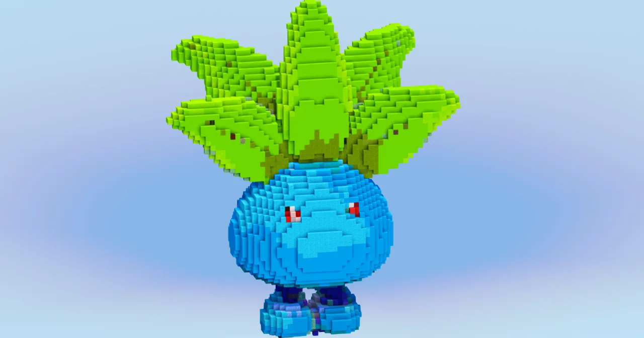 Oddish — Minecraft Build by LeonisBuilds