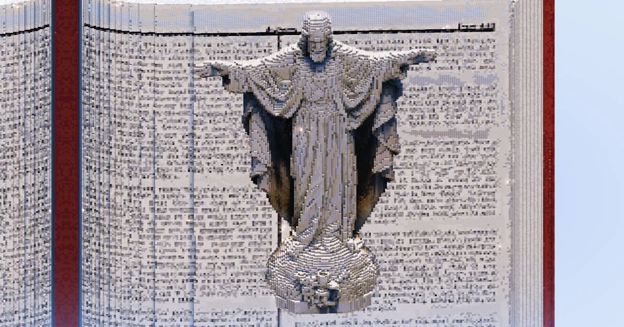 Jesus — Minecraft Build by TheBibleOfBuilding