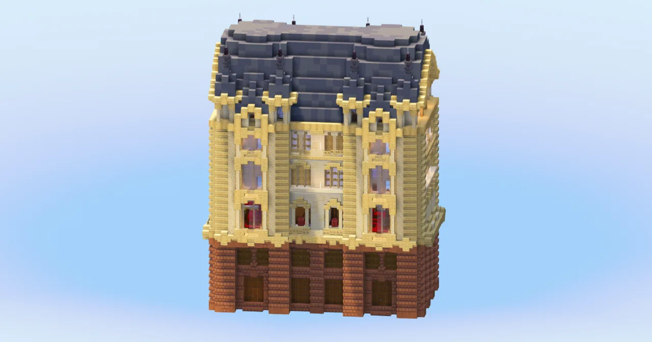 Gothic Apartments — Minecraft Build by LeonisBuilds