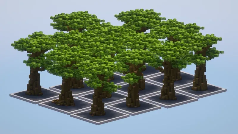 Custom Big Jungle Trees Pack — Minecraft Build by LeonisBuilds