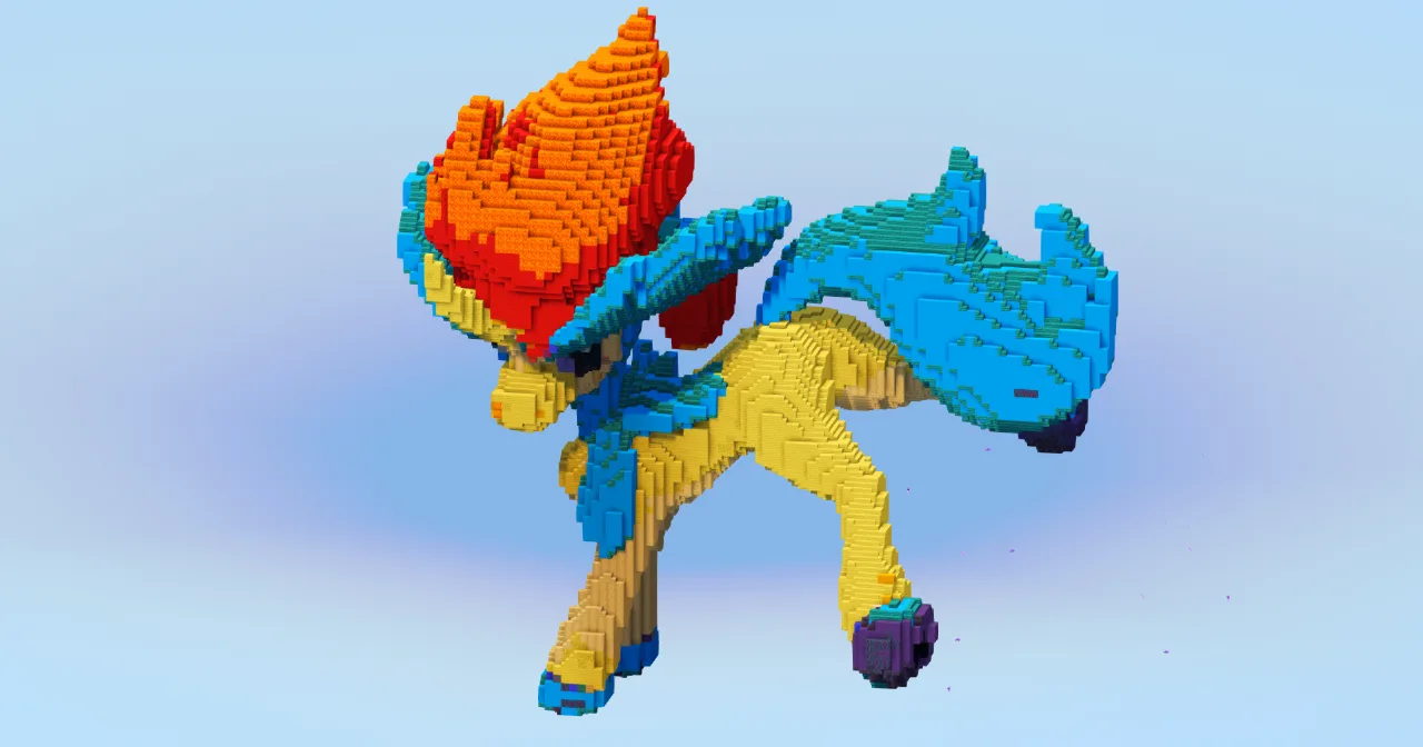 Keldeo — Minecraft Build by LeonisBuilds