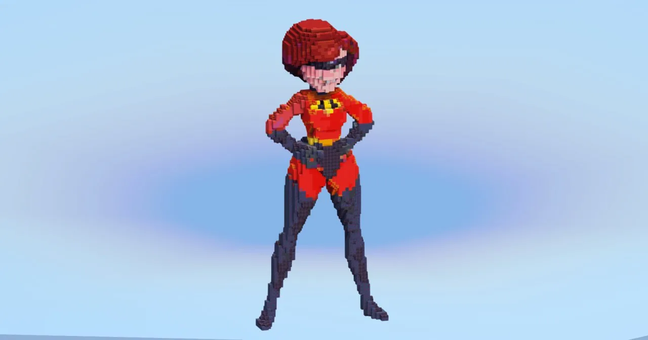Elastigirl — Minecraft Build by LeonisBuilds