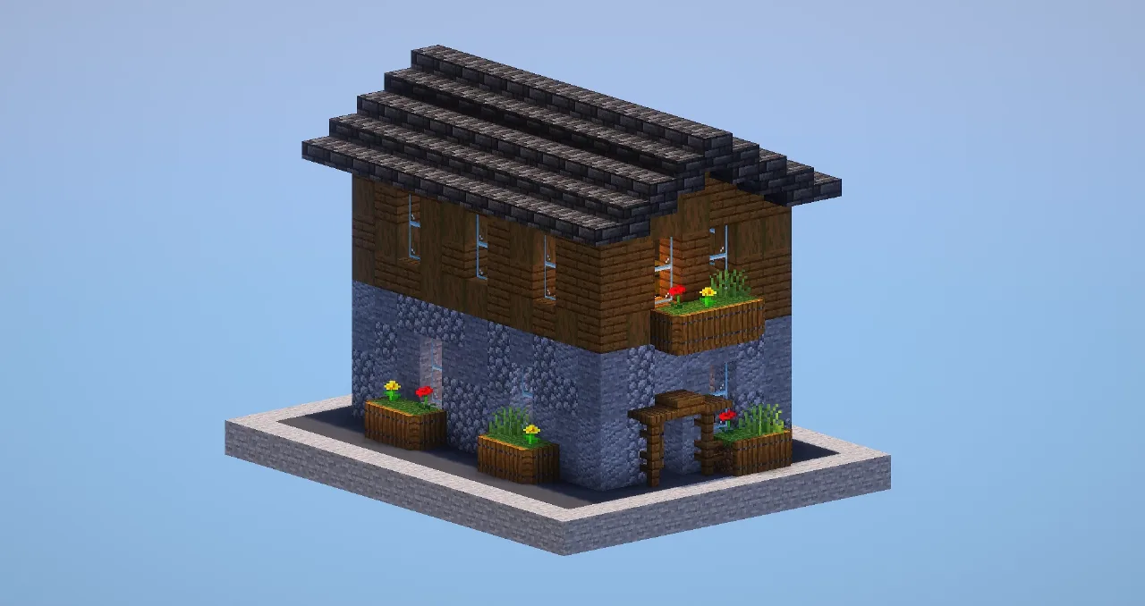 Basic Starter House — Minecraft Build by LeonisBuilds