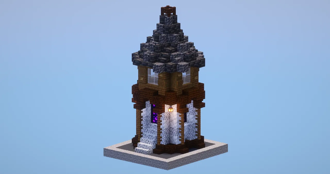 Tower Nether Portal — Minecraft Build by LeonisBuilds