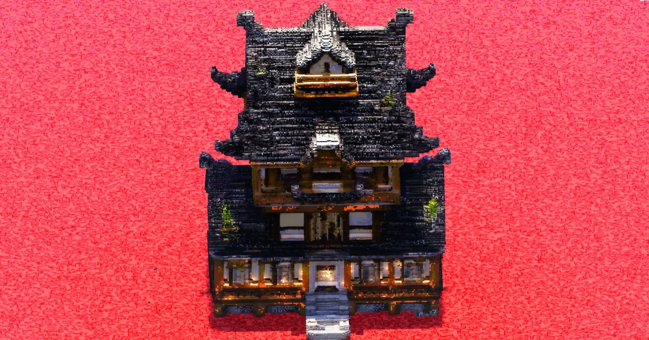 Japanese Temple — Minecraft Build by ImpossibleBuilds