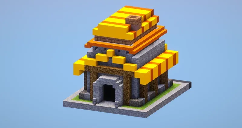 Clash of Clans Town Hall Level 5 — Minecraft Build by LeonisBuilds