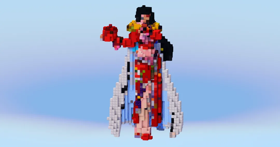 Boa Hancock from One Piece — Minecraft Build by LeonisBuilds