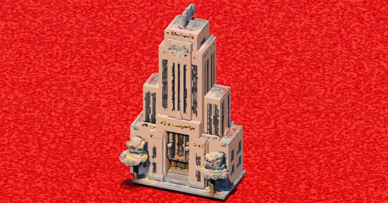 Art Deco Clock Tower — Minecraft Build by ImpossibleBuilds