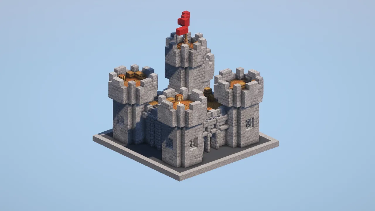Small Medieval Castle — Minecraft Build by LeonisBuilds