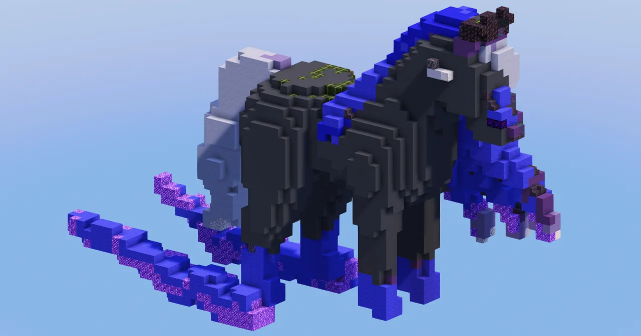 Spectrier from Pokemon — Minecraft Build by LeonisBuilds