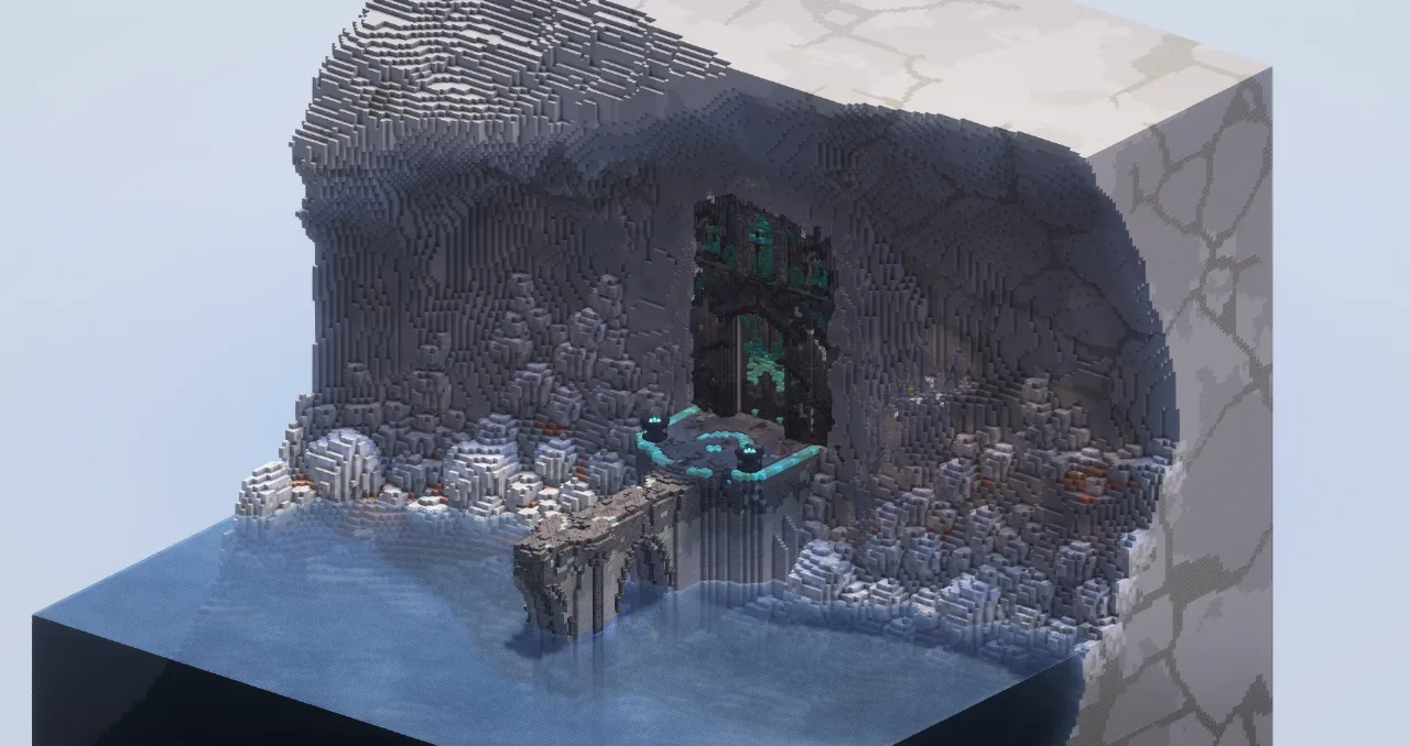 Water Ruined Temple — Minecraft Build by LeonisBuilds