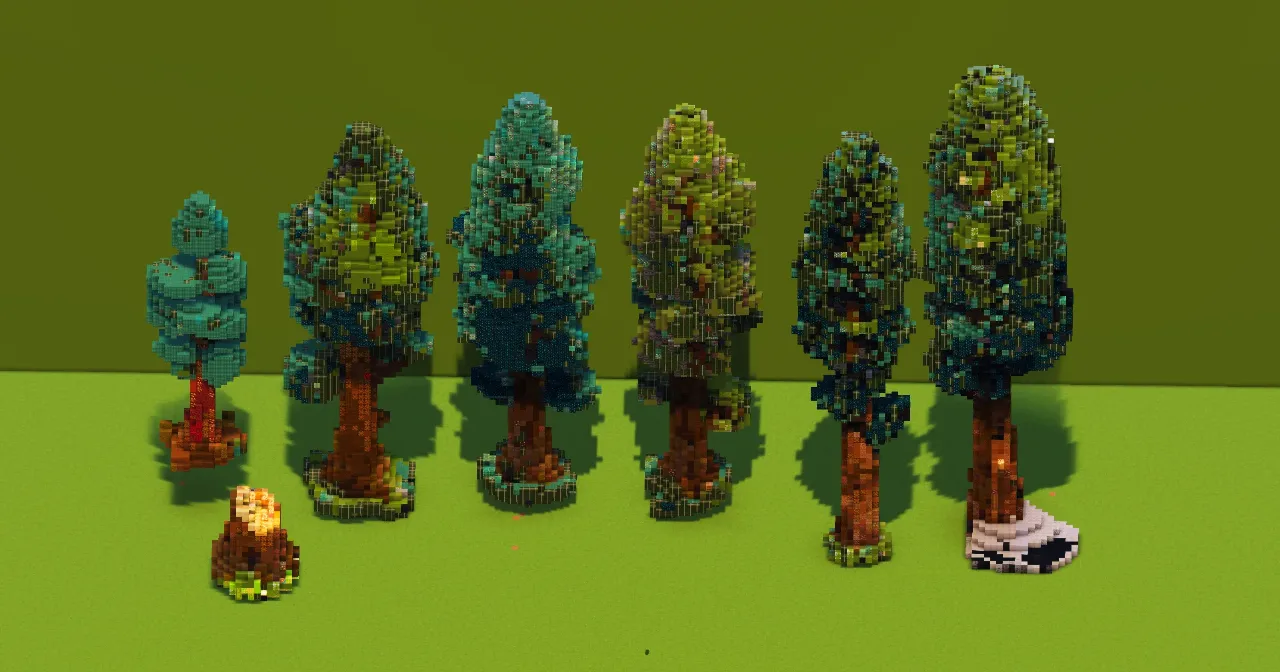 Trees Pack — Minecraft Build by VerdantBuilds
